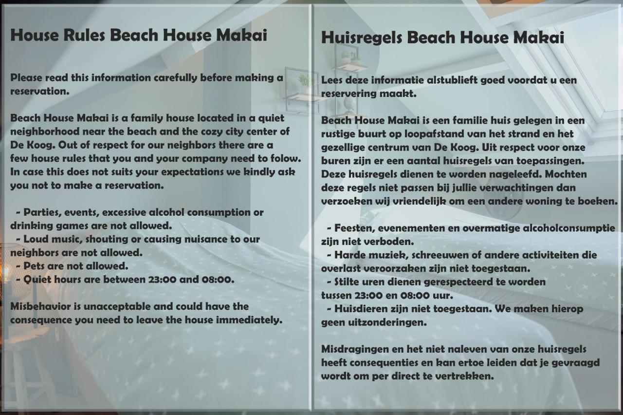 Beach House Makai - Family House With Finnish Sauna, 2 Bathrooms And Only Minutes From The Beach De Koog  Exterior foto